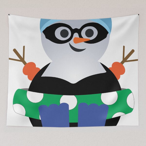 Item preview, snowman swimmer designed and sold by Gwenvell.