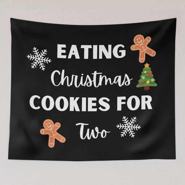 Item preview, Eating Christmas Cookies For Two designed and sold by fahrurrozzi.