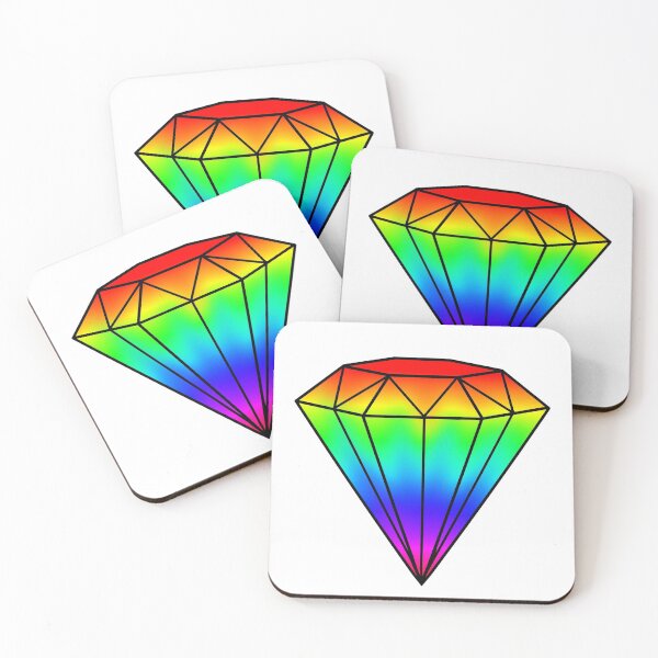 Item preview, Jewel Rainbow Ombre Gradient Gem  designed and sold by Deborah Camp.