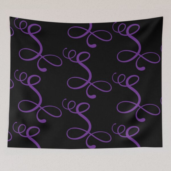 Item preview, Monogrammed Letter S in Purple  designed and sold by PurpleAdventure.