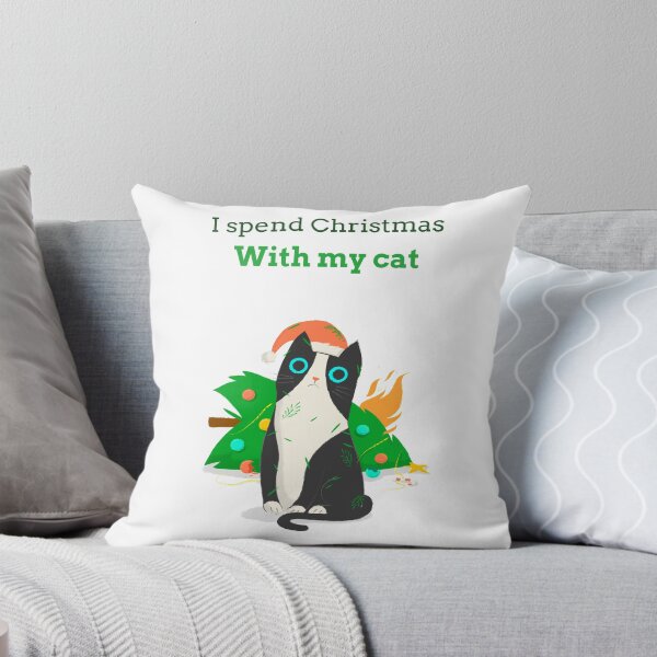Artikelvorschau, Weihnachtskatze entworfen und verkauft von Ayoosha.