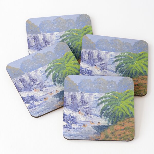 Item preview, Tropical Waterfall - Oil on Board designed and sold by Paul Gilbert.