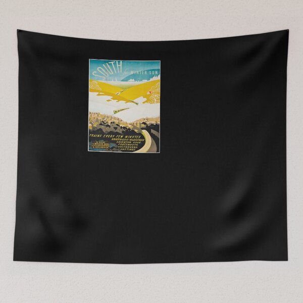 Item preview, retro iconic South for Winter Sun designed and sold by CorasPosters.