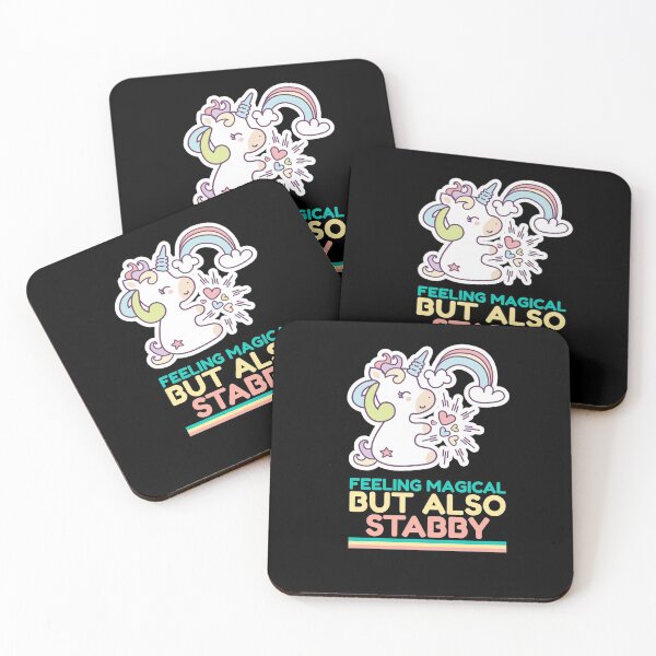Item preview, COOL Feeling magical but also stabby Unicorn designed and sold by YourEssentials.