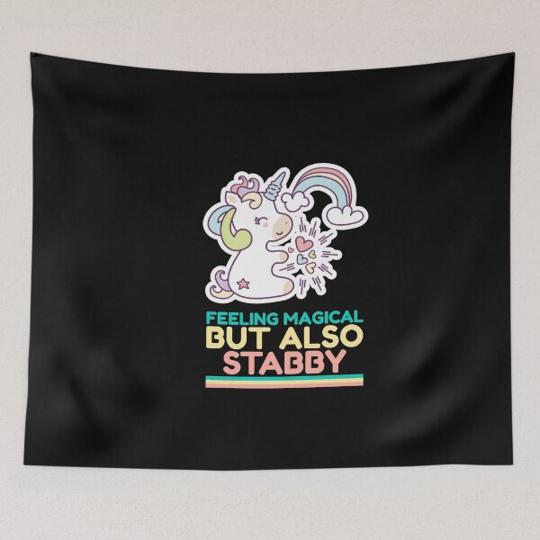Item preview, COOL Feeling magical but also stabby Unicorn designed and sold by YourEssentials.