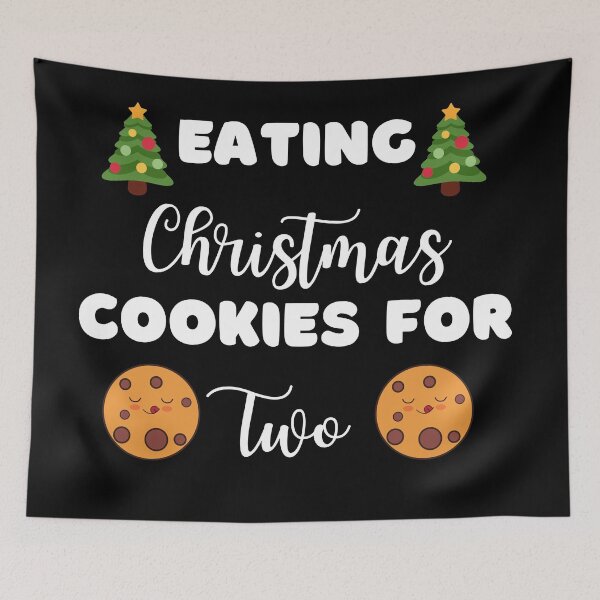 Item preview, Eating Christmas Cookies For Two designed and sold by fahrurrozzi.