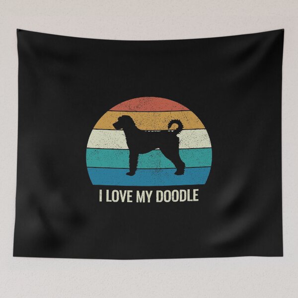 Item preview, Vintage Labradoodle I Love My Doodle designed and sold by EstelleStar.