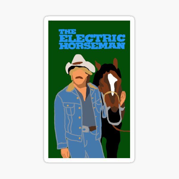 Electric Horseman Robert Redford Art Sticker