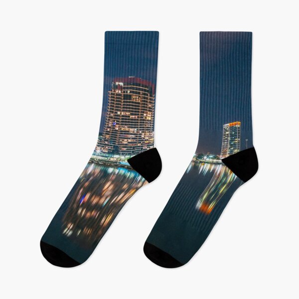 Item preview, City Architecture Reflection at Night designed and sold by ea-photos.