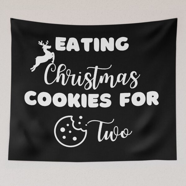 Item preview, Eating Christmas Cookies For Two designed and sold by fahrurrozzi.