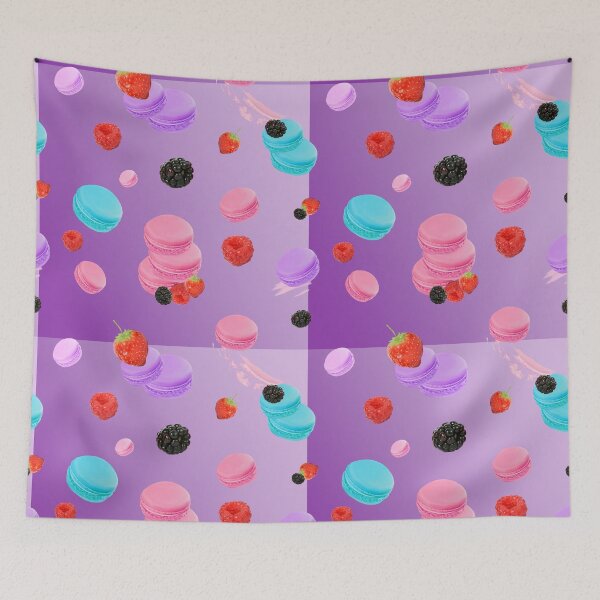 Item preview, Macaroons,macarons colourful berries pattern  designed and sold by MariaMarinova.