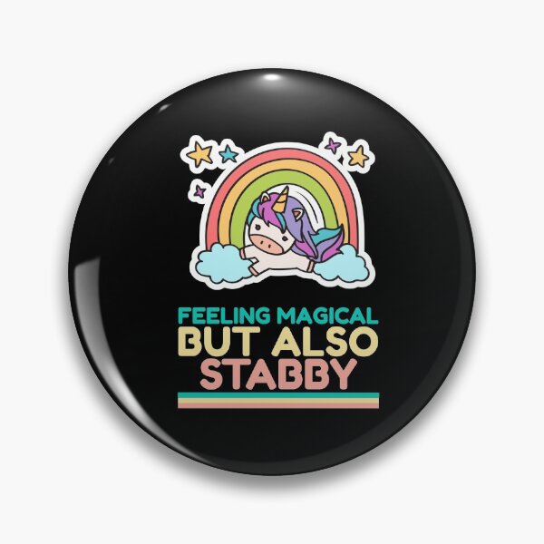Item preview, COOL Feeling magical but also stabby Unicorn designed and sold by YourEssentials.