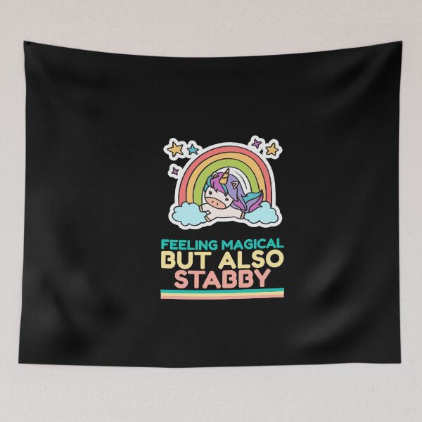 Item preview, COOL Feeling magical but also stabby Unicorn designed and sold by YourEssentials.