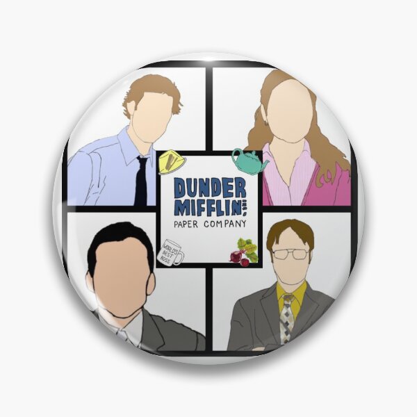Item preview, The office Jim, Pam, Michael, Dwight designed and sold by swanspirate520.