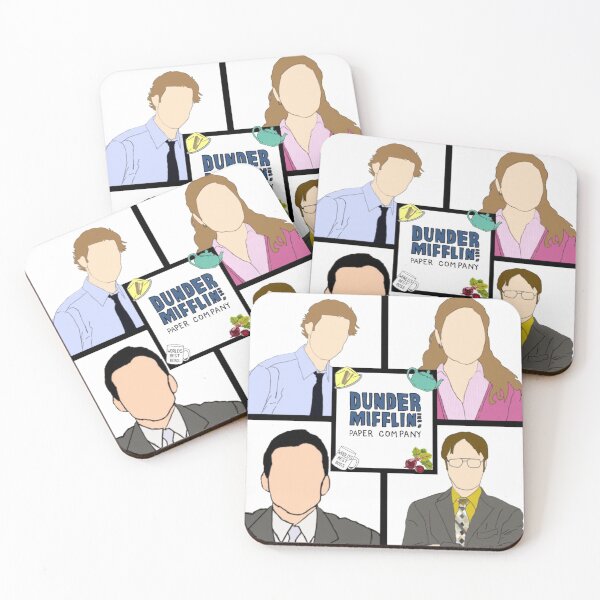 Item preview, The office Jim, Pam, Michael, Dwight designed and sold by swanspirate520.
