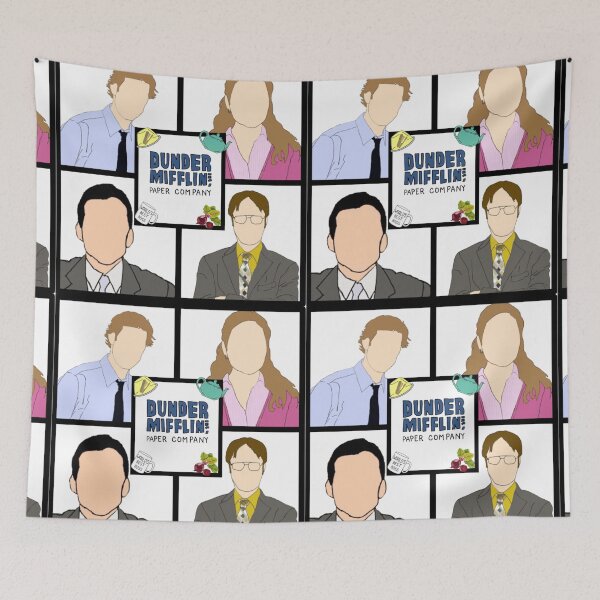 Item preview, The office Jim, Pam, Michael, Dwight designed and sold by swanspirate520.