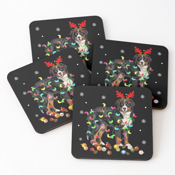 Item preview, Bernese Mountain Christmas Lights Funny Xmas Dog Lover designed and sold by EmilyPippin.