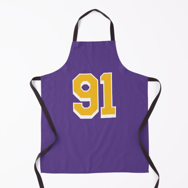 Item preview, 91 Yellow Number ninety-one Purple Basketball Jersey designed and sold by elhefe.