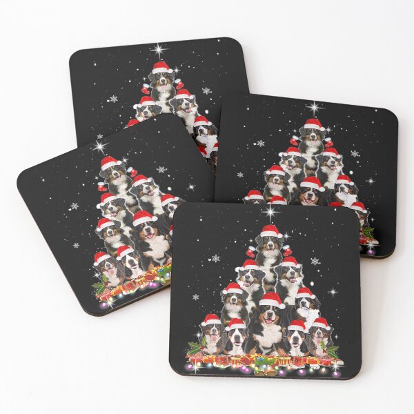 Item preview, Bernese Mountain Christmas Tree Dog Santa Xmas Funny Pajamas designed and sold by EmilyPippin.