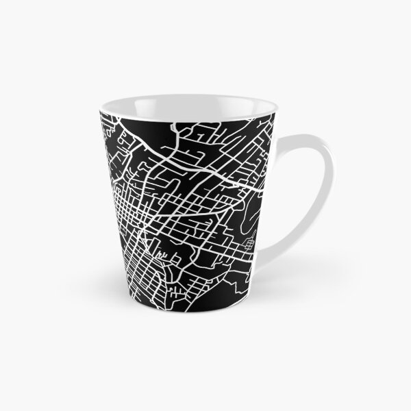 Item preview, Charlottesville Map - Black designed and sold by CartoCreative.