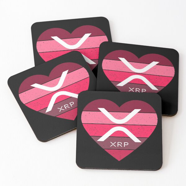 Item preview, Love Ripple XRP Light Pink Heart Sunset  designed and sold by Bitcoin-Fashion.