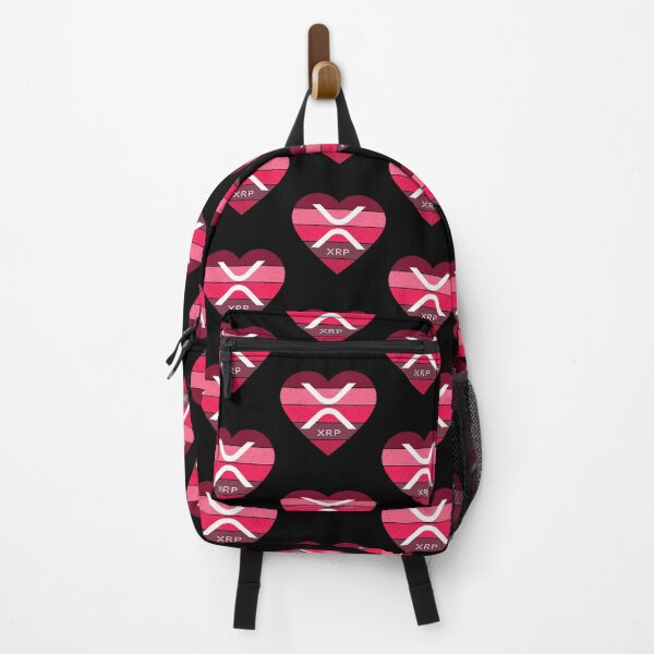 Item preview, Love Ripple XRP Light Pink Heart Sunset designed and sold by Bitcoin-Fashion.