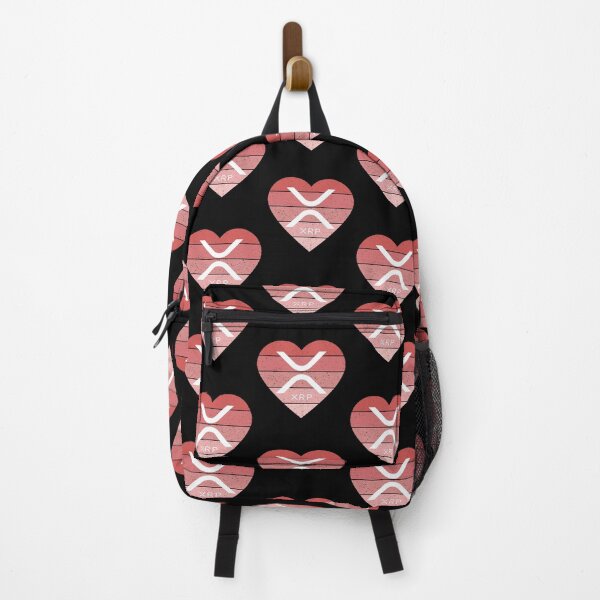 Item preview, Love Ripple XRP Light Grunge Pink Heart Sunset designed and sold by Bitcoin-Fashion.