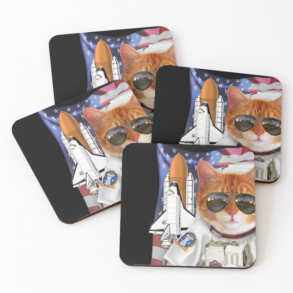 Item preview, Cat as Pilot Astronaut, Space Shuttle Commander designed and sold by MarkHudson78.