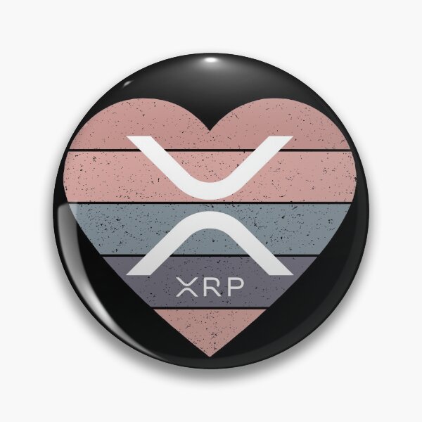 Item preview, Love Ripple XRP Light Grunge Pink Heart Sunset v2 designed and sold by Bitcoin-Fashion.