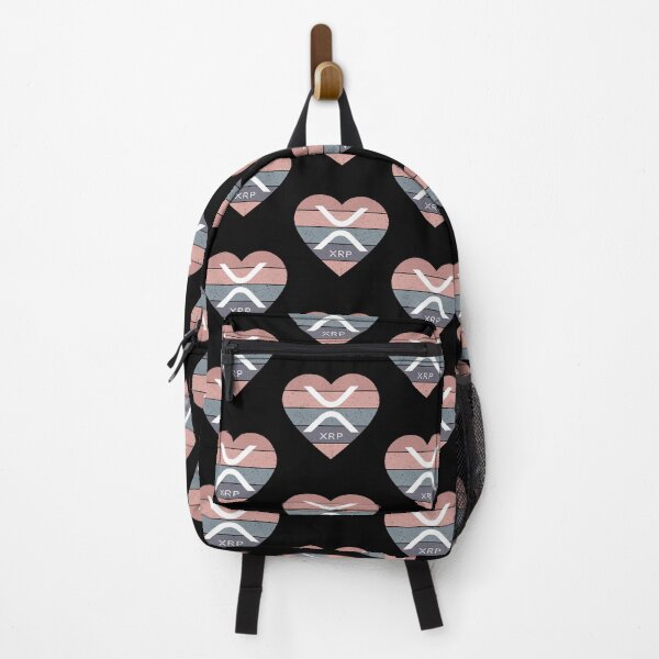 Item preview, Love Ripple XRP Light Grunge Pink Heart Sunset v2 designed and sold by Bitcoin-Fashion.