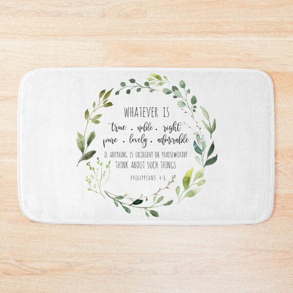 Item preview, Philippians 4:8 Whatever is True Bible Verse designed and sold by KAMdesignhaus.