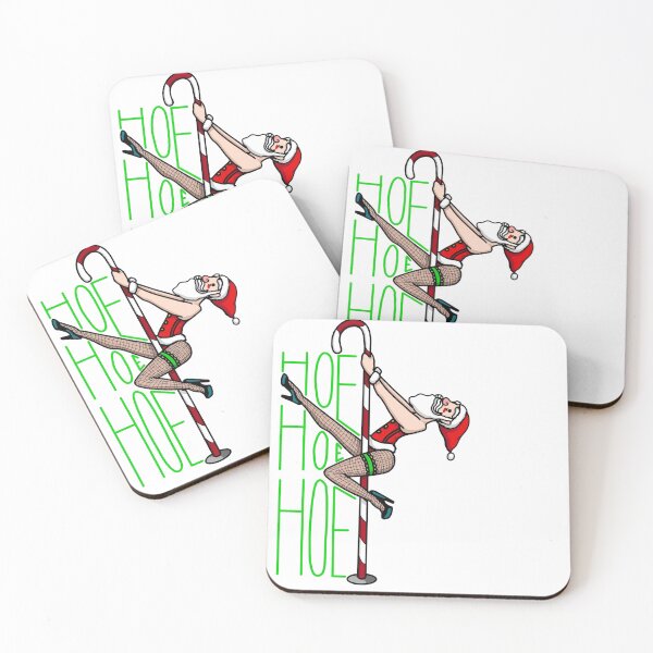 Item preview, Hoe Hoe Hoe Santa designed and sold by The Curly Redhead.
