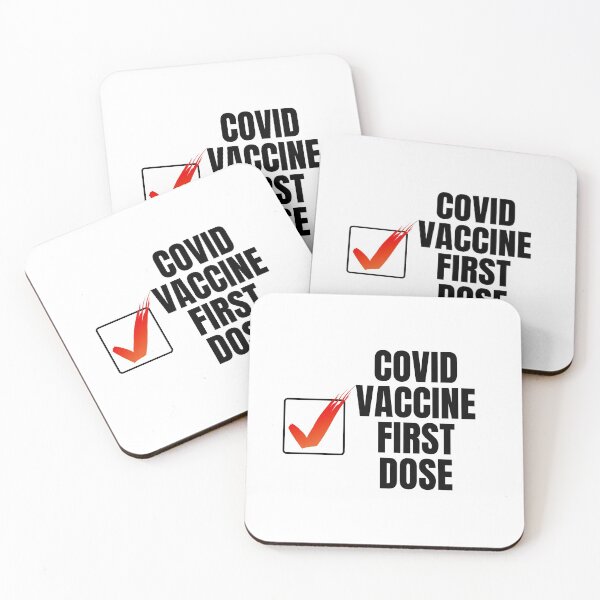 Item preview, Covid vaccine first dose check mark designed and sold by stelsanc.