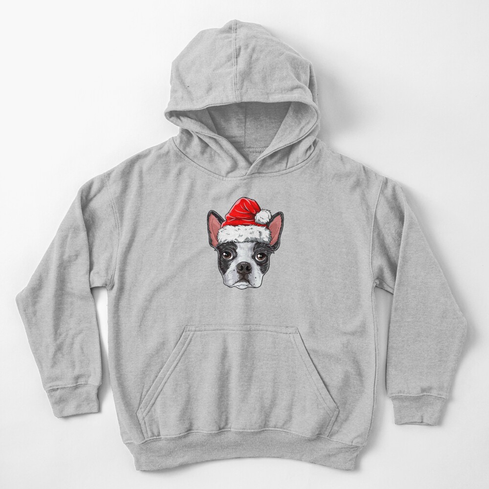 Dog Zip-Up Hoodie - Christmas Decoration – Boston Terrier World