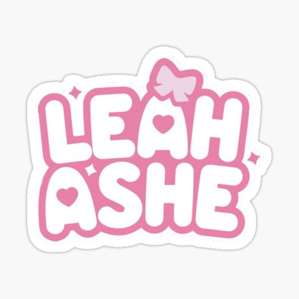 Love Leah Ashe Stickers Redbubble - leah ashe try not to laugh roblox edition