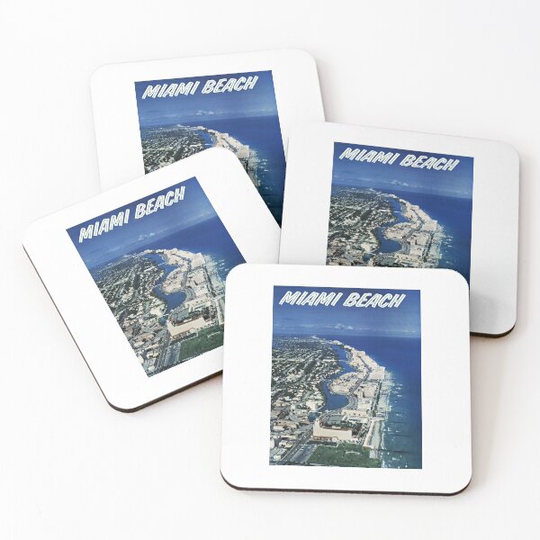 Item preview, retro iconic Miami Beach designed and sold by CorasPosters.