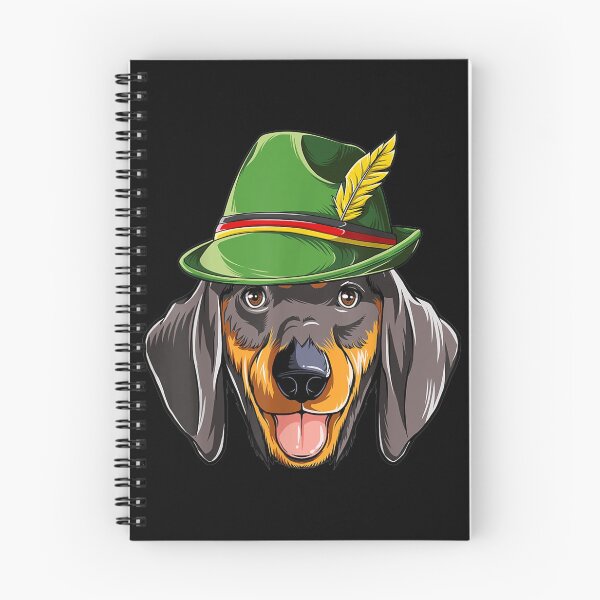 Item preview, Dachshund Oktoberfest Lederhosen Alpine Hat designed and sold by MarkHudson78.
