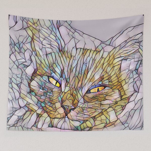 Item preview, Fractal Kitty Cat designed and sold by MaxnGeorge.