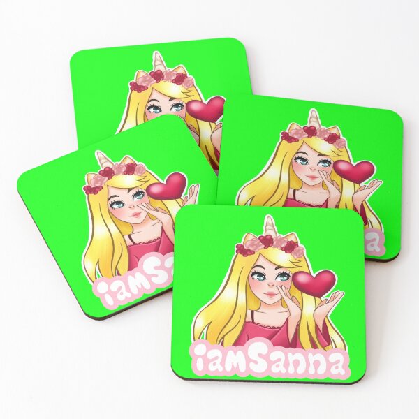 Item preview, iamSanna Loves Unicorns NEON GREEN designed and sold by Totkisha1.