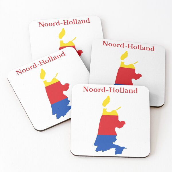 Item preview, North Holland Province Map flag , Netherlands. designed and sold by marosharaf.