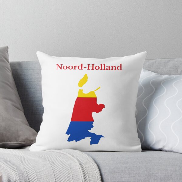 Item preview, North Holland Province Map flag , Netherlands. designed and sold by marosharaf.