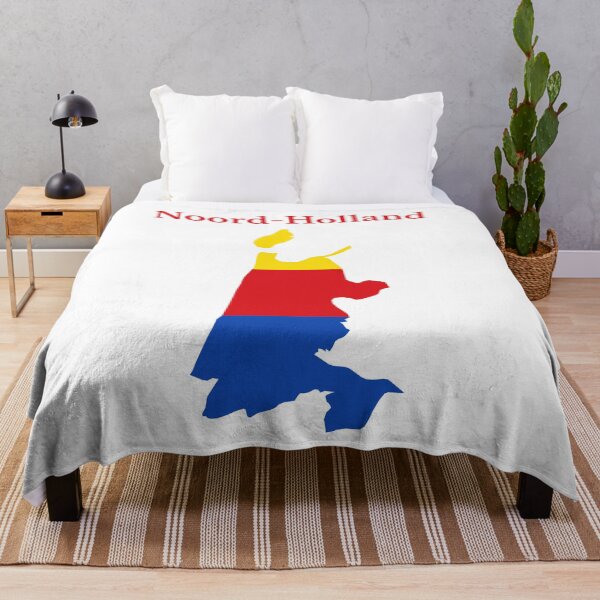 Item preview, North Holland Province Map flag , Netherlands. designed and sold by marosharaf.