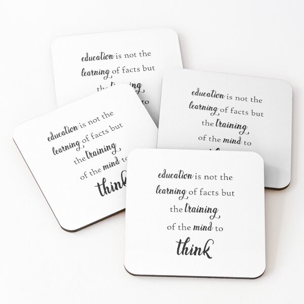 Item preview, Education Is Not Learning Quote Art Design Inspir designed and sold by vividpixelusa.