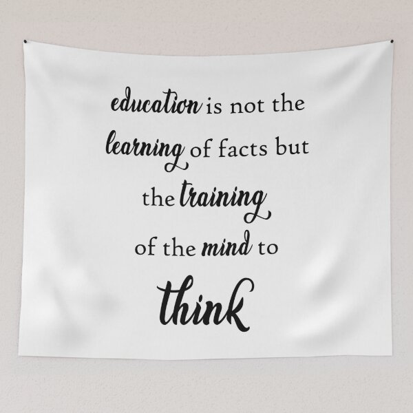 Item preview, Education Is Not Learning Quote Art Design Inspir designed and sold by vividpixelusa.