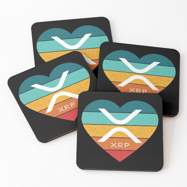 Item preview, Love Ripple XRP Bright Heart Sunset v2 designed and sold by Bitcoin-Fashion.