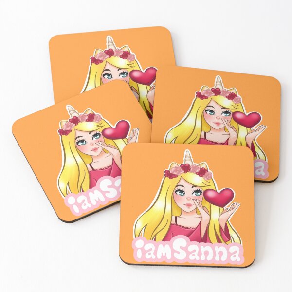 Item preview, iamSanna Loves Unicorns NEON ORANGE designed and sold by Totkisha1.