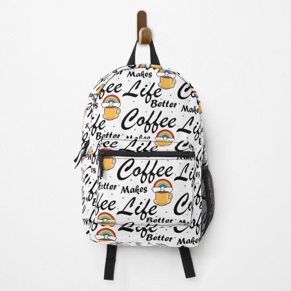 Item preview, Funny Coffee Rainbow Illustration Makes Life Better designed and sold by vineeth.