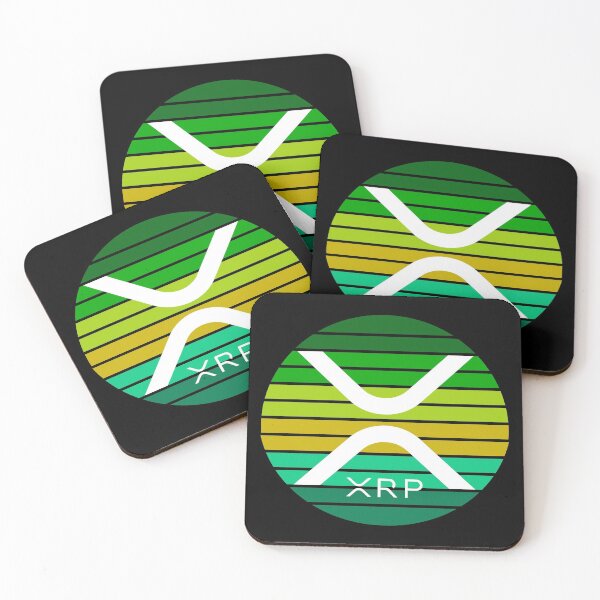 Item preview, Ripple XRP Multi Green Sunset Design designed and sold by Bitcoin-Fashion.