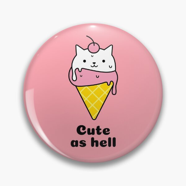 Item preview, Cute As Hell designed and sold by meowzel.