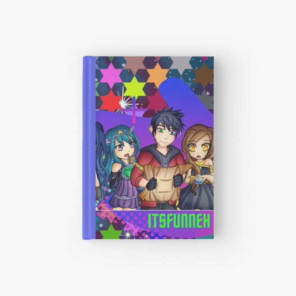 Its Funneh Hardcover Journals Redbubble - itsfunneh roblox family bloxburg ep 4